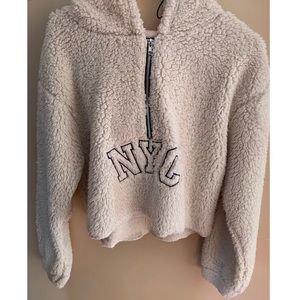 Pretty little thing crop hoodie